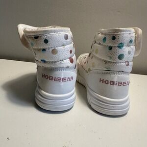 HOBI BEAR Toddler Kids Snow Boots Winter Warm‎ Padded Multicolor Dot Design